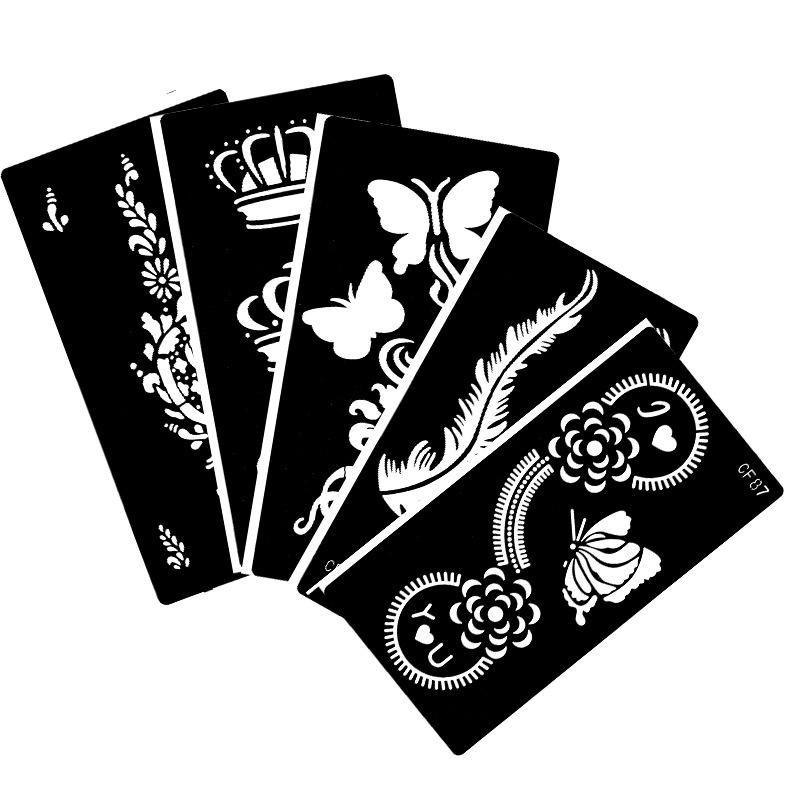 Beauty Sticker Inkjet Tattoo Sticker Indian Hollow Template Tattoo Sticker