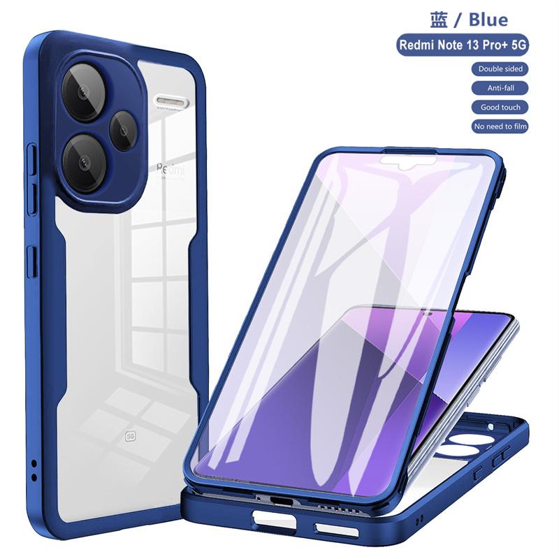 For Xiaomi Redmi Note 13 Pro Plus 5G Case Shockproof Clear 360 Full Protection Double Sides Cover for Redmi Note 13 Pro Plus