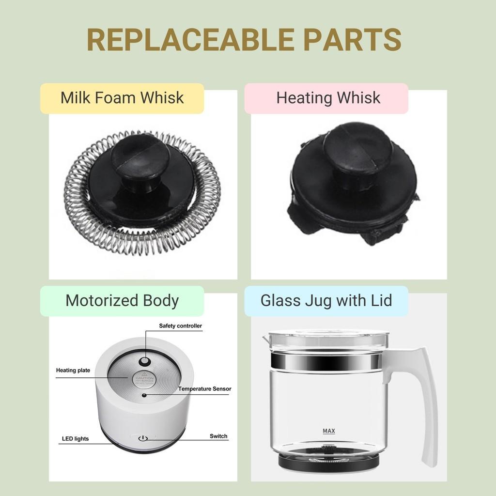 Household Large Capacity Electric Milk Foam Maker Almond Milk Automatic Milk Frother Machine Milk Heater