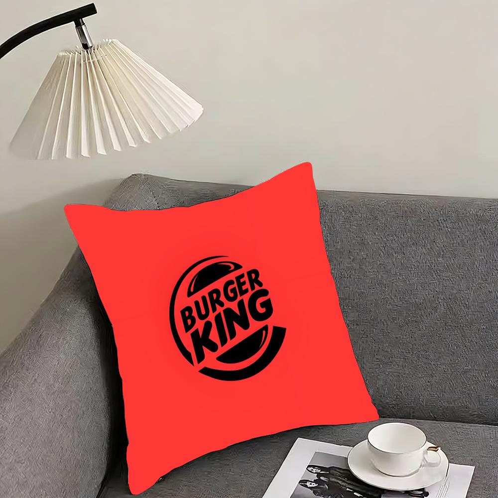 

HHun BurgeRr King Brand Cushion Cover Pillowcase Ultra Soft Skin Friendly Fabric Cloud Like Comfort Concealed Zipper 30x30cm
