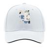 Minimal Abstract Geometric Calm Layo Hip Hop hat Fashion Outdoor Sports Sandwich Baseball Cap