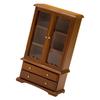 Realistic Wood Shelf Realistic Pretend Play Display Cabinet Model Toy Vintage Display Shelf 1:12 Doll House