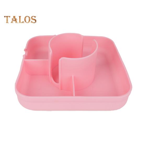 

Силиконовый нескользящий подстаканник для дивана с большим подстаканником, несколько отделений, водонепроницаемый, устойчивый к проливам, подстаканник для дивана розовый