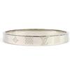 Excellent Bangle Damier Staple Bracelet Silver Mens L M1387L Used