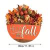 Handcrafted Wooden Welcome Wall Plaque Greeting Sign 30cm Door Hanger For Autumn Decorations Indoor Outdoor Use