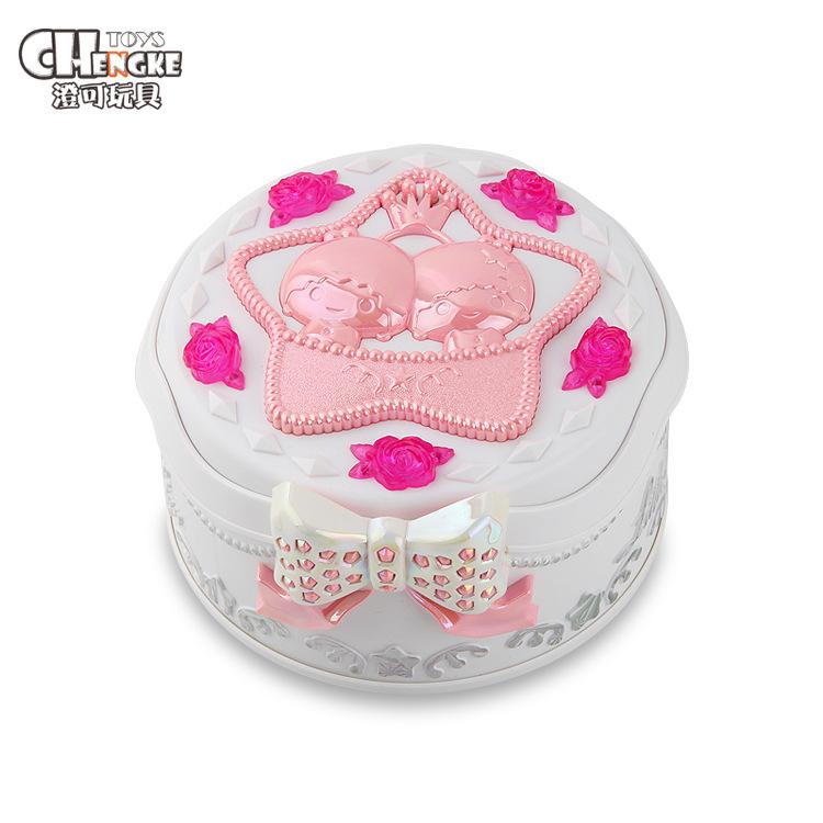 Creative With Makeup Mirror Rotating Ballet Music Box Music Box Jewelry Box Birthday Gift