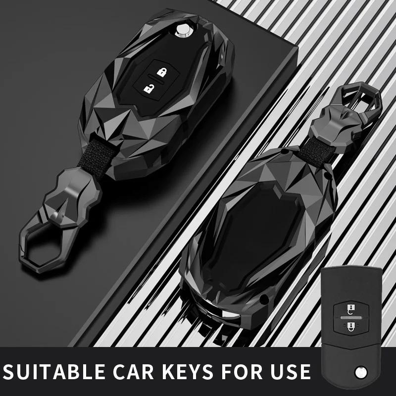 

Key Case for Car Fit for mazda car key case cover chain shell ring housing protector holder Mazda Demio 2 3 5 6 M3 M5 M6 CX-5