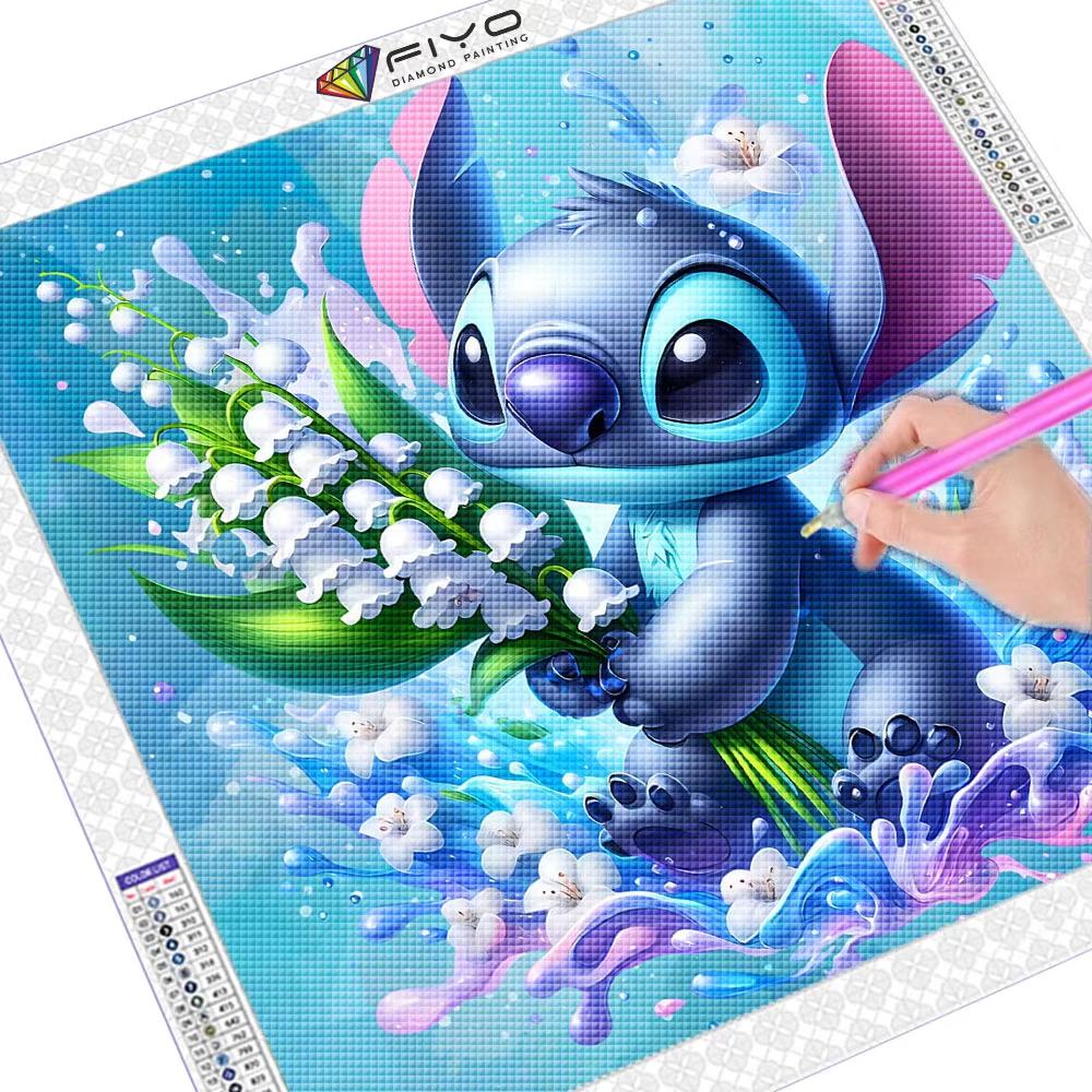 Diamond Painting Lilo & Stitch Diamond Embroidery Rhinestone of Picture Mosaic Art Cross Stitch Kits Home Decor