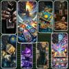 Hexen Tarot Kartenhülle für Samsung Galaxy A52 A42 A32 A22 A12 A51 A50 A02S Handyhülle A41 A31 A21S A40 A30S A20E A10S A71