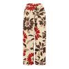 Women's Printed Wide Leg Pants With Pockets High Waist Drawstring Loose Casual Pants