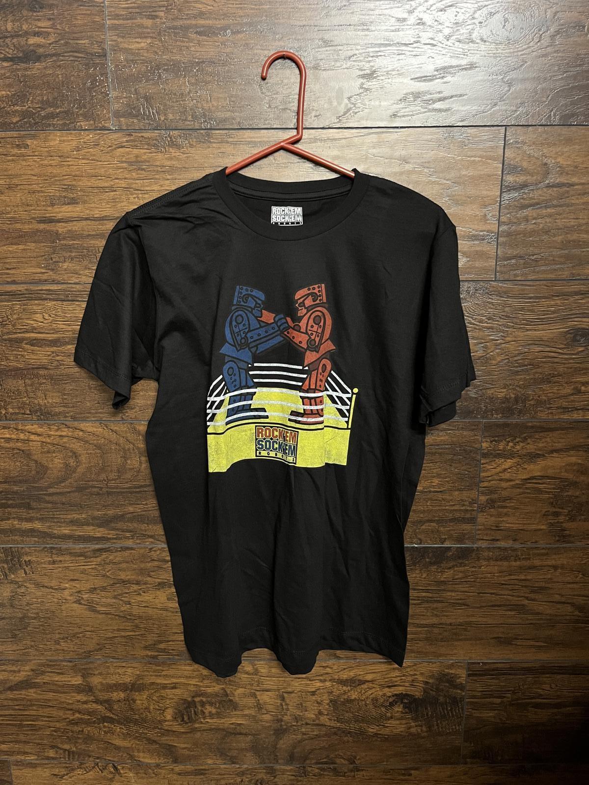 Official Rock em Sock em Robots T-shirt -Rockem Sockem Shirt M