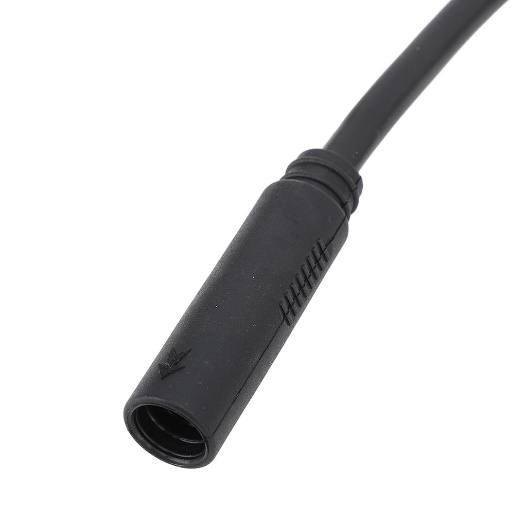 Electric Bike Motor Extension Cable M6 Female 9 Pin Waterproof Extension Cable for Front Rear Hub Motor Conversion Kit 66cm