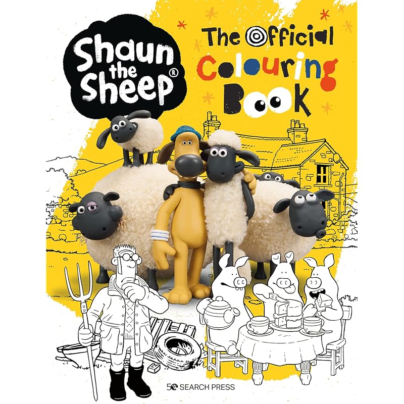 Shaun the Sheep The Official Colouring Book