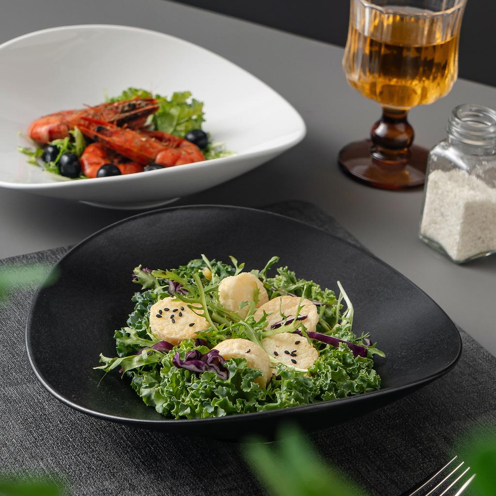 High-Value Plates, Household Irregular Dishes, Hotel Creative Plates, Simple Salad Plates, Artistic Conception Dishes, Trays
