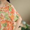 DIMANAF New 2026 Women Plus Size Summer Casual Long Dress Cotton Loose Oversize Floral Print Beach Sundress