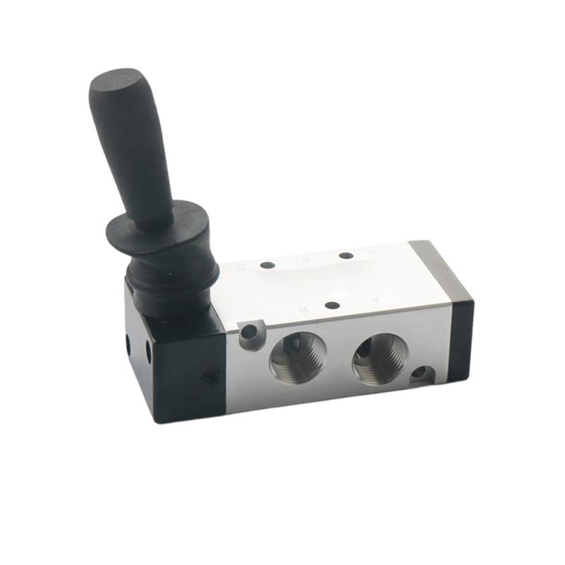 5/2 Way Pneumatic Air Hand Lever Operated Valve Manual Control 2 Position 3 5Port Push-Pull 4H210-08 4H310-10 4H410-15