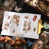 InFeel.Me PET Stickers: Wild Starry Seas Series with Hot Stamping Clock Chain Journal Decoration.