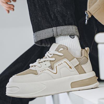 Fashion Casual Bread Shoes Men's Flat Shoes Casual Fashion Adult Thick-Soled Sneakers Classic New Sports Shoes for Students