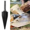 1Set Wood Splitting Drill Bits Electric Chopping Tool 32Mm Hexagonal Triangle Handle High Steel Anti Skid Resistant