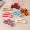 8.5CM x 10.5CM Rectangular Matte PS Hair Clip - Simple Shark Hair Accessory
