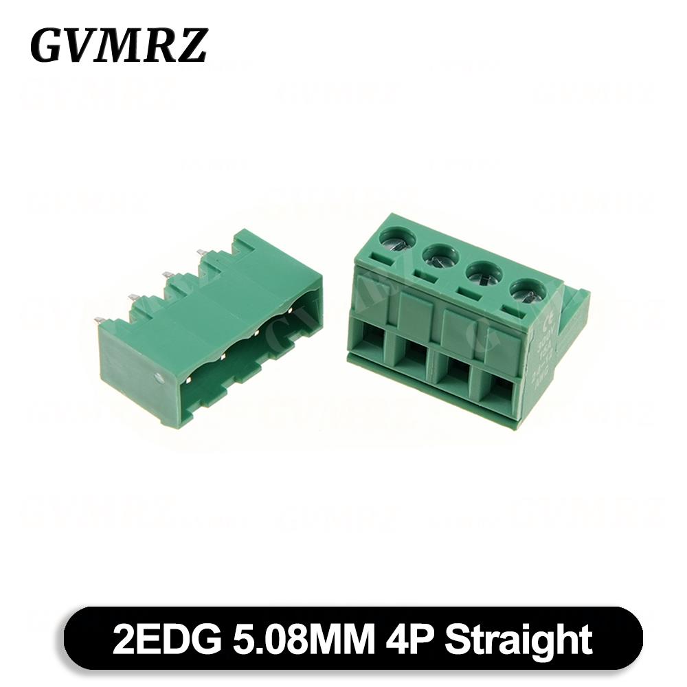 5Set/lot KF2EDGK Terminal Block Male Female 5.08 mm Plug-in Seal PCB Connector 2EDG PCB 2P 3P 4P 5P 6P 7P 8P 9P 10P 12P