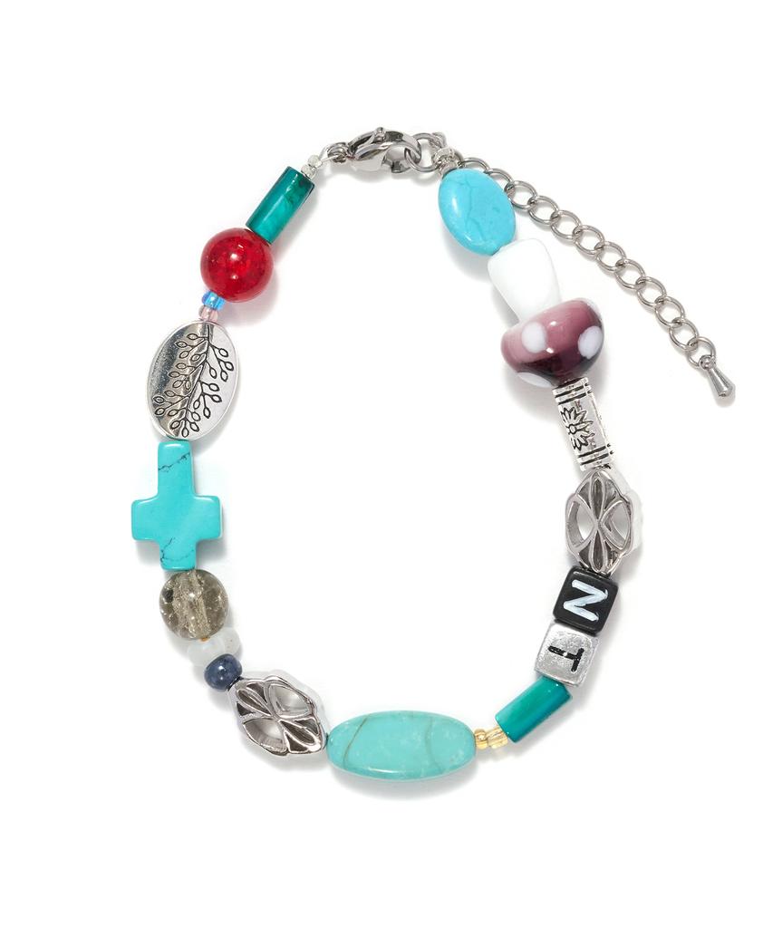 Nontype Symbol Blue Horizon Bracelet (Silver)