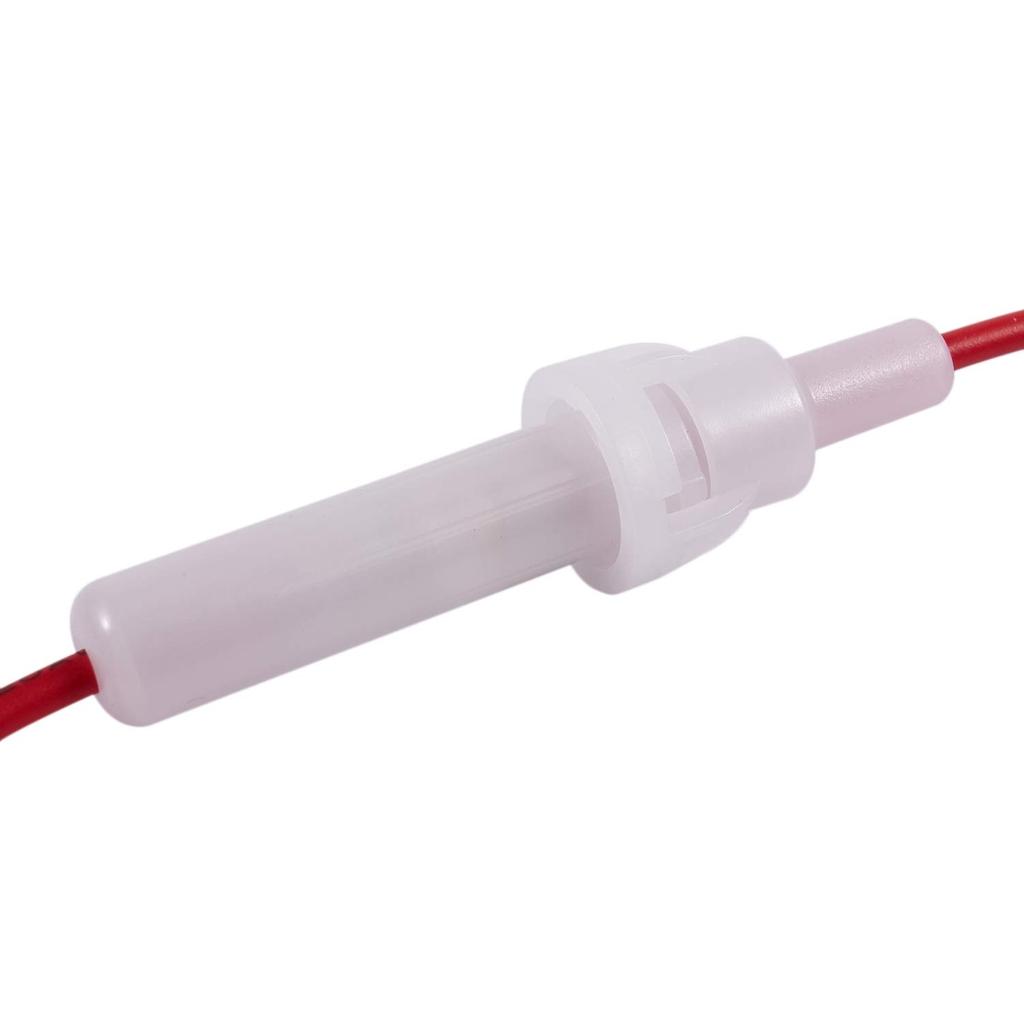 Shufearo Red Wire White Screw Type Cap Inline 6mm X