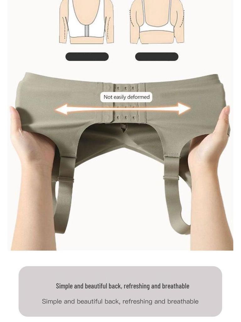 Women's Summer Seamless Breathable Lightweight Push-Up Bra - Anti-Sagging Design with Beautiful Back