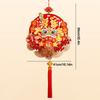 Red Fu Character Hanging Luck Spring Festival Decorations Props Spring Festival Decoration Large Entrance Door Ornament