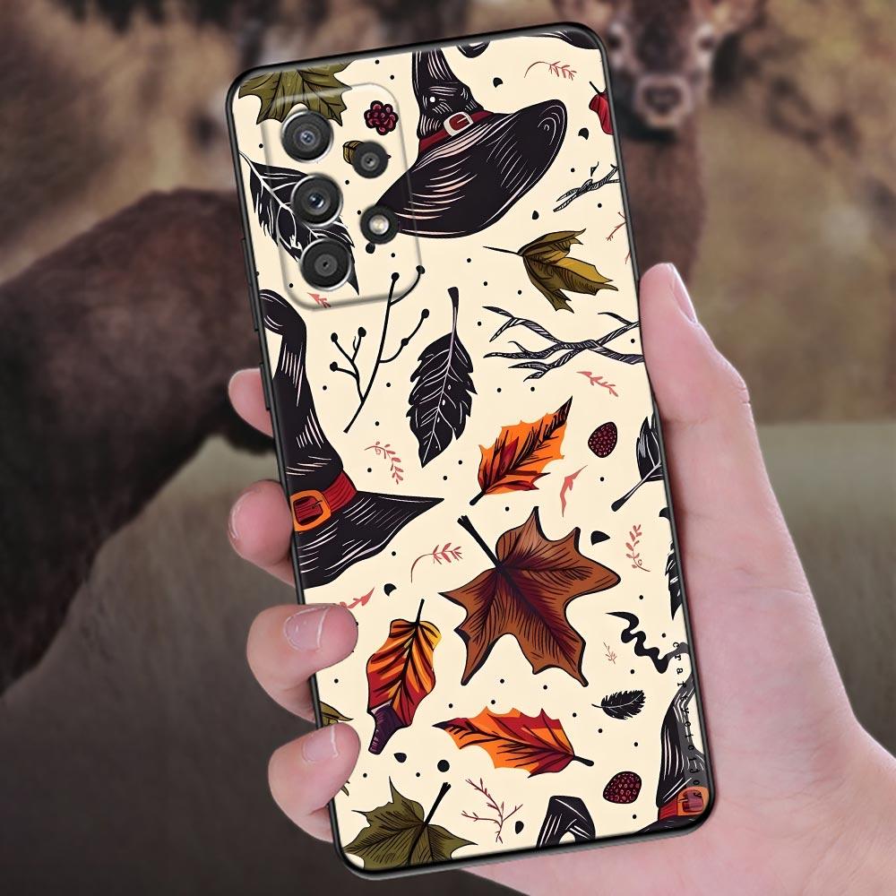 Happy Halloween Cat Pumpkin Phone Case A56 5G For Samsung Galaxy A56 A55 A36 A26 A16 A54 A52 A35 A34 A25 A21S A15 A06 Soft Cover