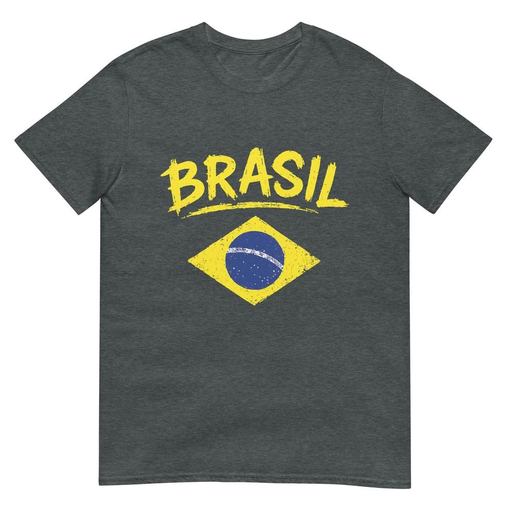 Brasil With Brazilian Flag Colors Unisex Unisex Kids Brazil Tshirt