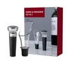 Professional Magic Red Wine Decanter Pourer with Filter Stand Quick Air Aerator Dispenser for Home Dining Bar Essential Set