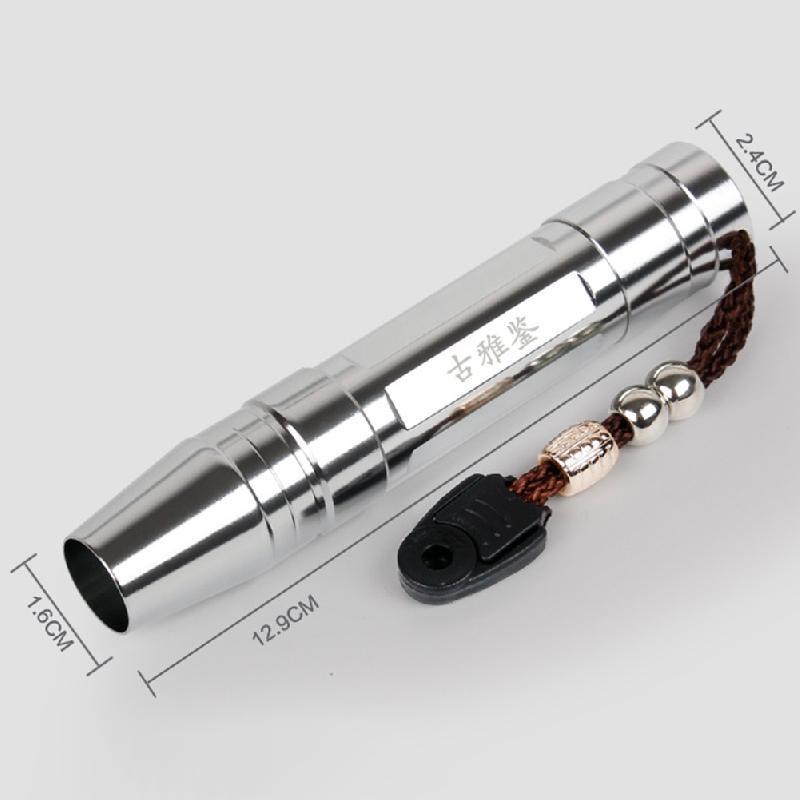 Jade-Identifizierungs-Taschenlampe 3-in-1 LED-Lichtquellen Spezielle UV-Taschenlampe Ultraviolett Edelsteine ​​Schmuck Bernstein Geld Handwerkzeug