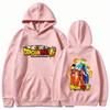 Dragon Ball Super Hoodie Goku Vegeta Anime Print Street Style Unisex Unisex Oversized Casual Sweatshirt Long Sleeve