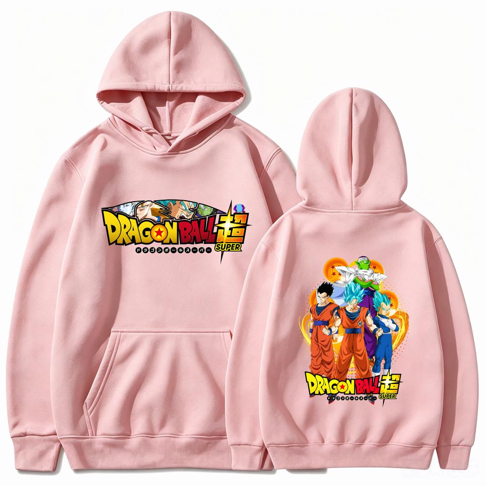 Dragon Ball Super Hoodie Goku Vegeta Anime Print Street Style Unisex Unisex Oversized Casual Sweatshirt Long Sleeve
