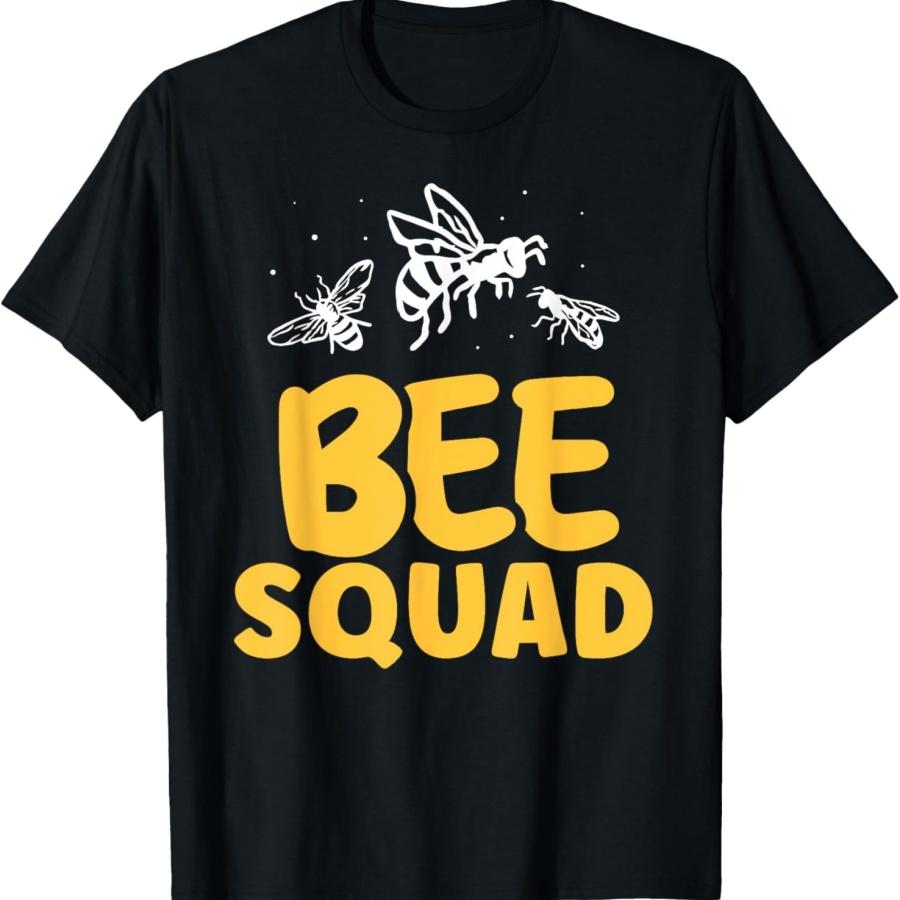 Bee Squad Beekeeper Hive Bees Honeybee Bee T-Shirt
