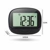 Large Screen Step Counter Multifunctional Electronic Pedometer High Quality Time Display  Walking