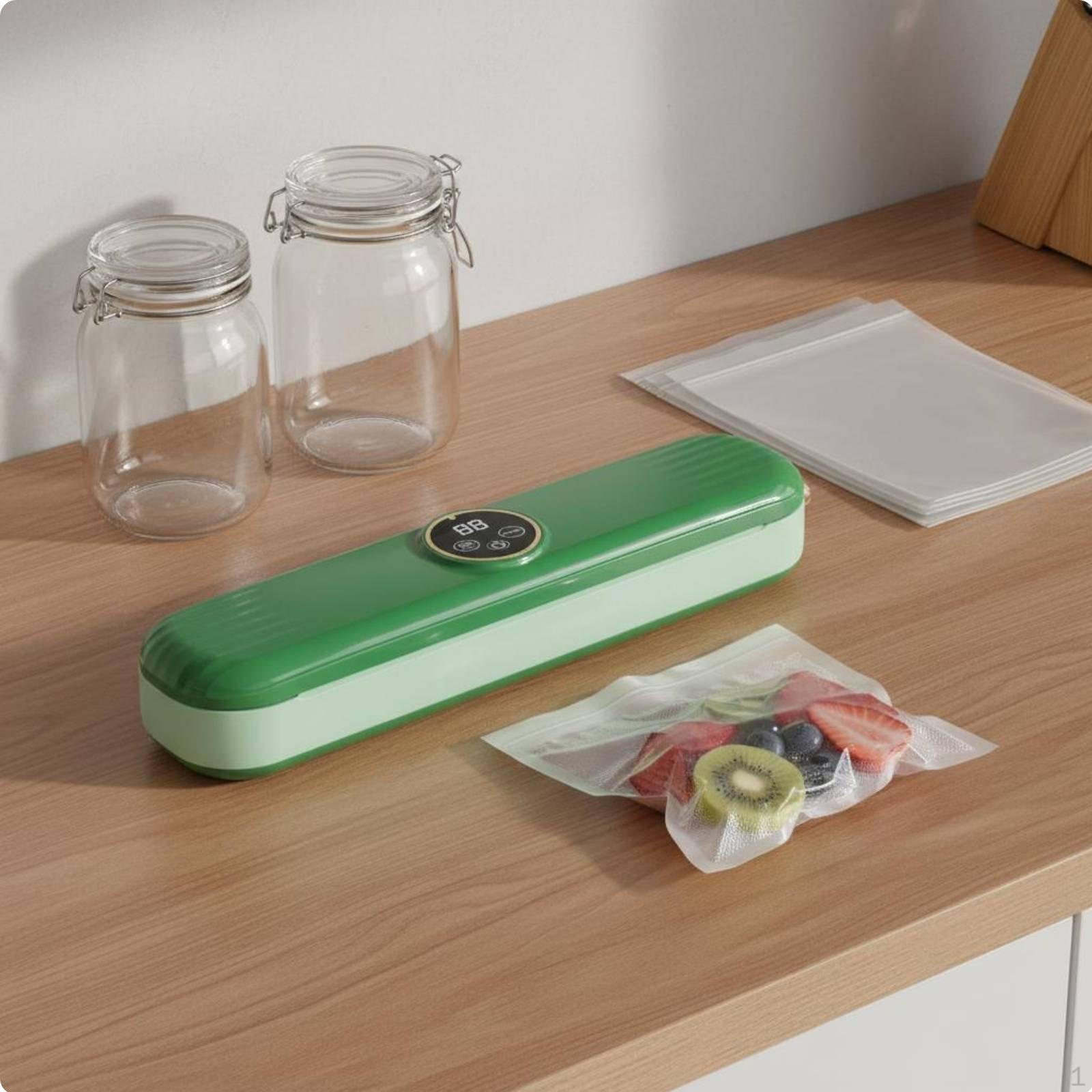 Vacuum Sealer Machine Fast Sealing Automatic Strong Suction Compact Packer for