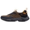Two-Layer Cowhide Comfortable Slip-On Low-Top Casual Shoes Men Sneakers Dark-Olive-Green 261736947
