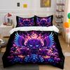 Flaming Demon Trio Artwork Set Exquisite Three-Piece Bedding Set Gift For Kids And Adults