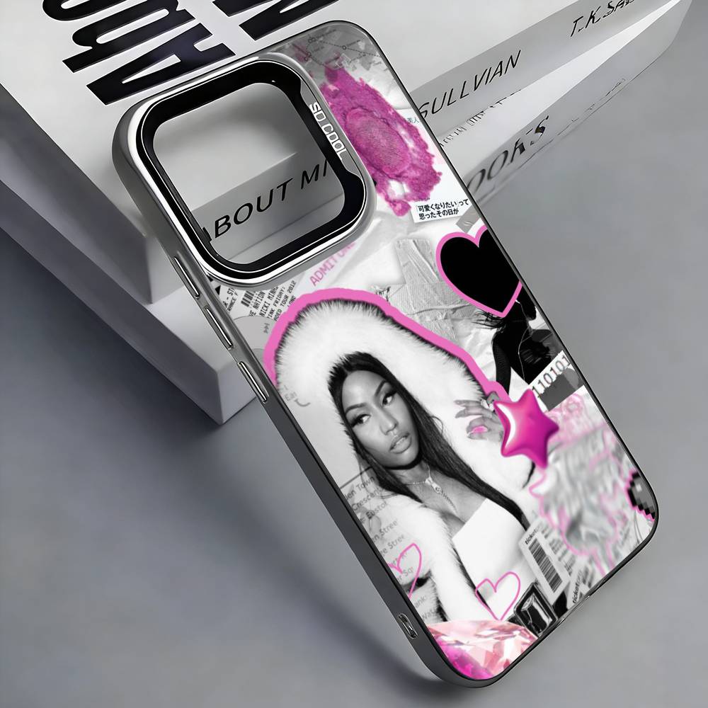 Friday N-Nicki M-Minaj Phone Case For iPhone 17, 16,15,14,13,12,11 Plus,Pro Max, Colorful Silver Funda Cover