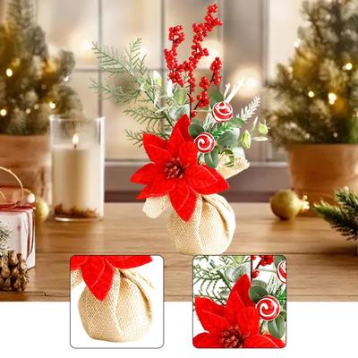 Small Christmas Tree Christmas Ornament Tabletop Artificial Christmas Tree