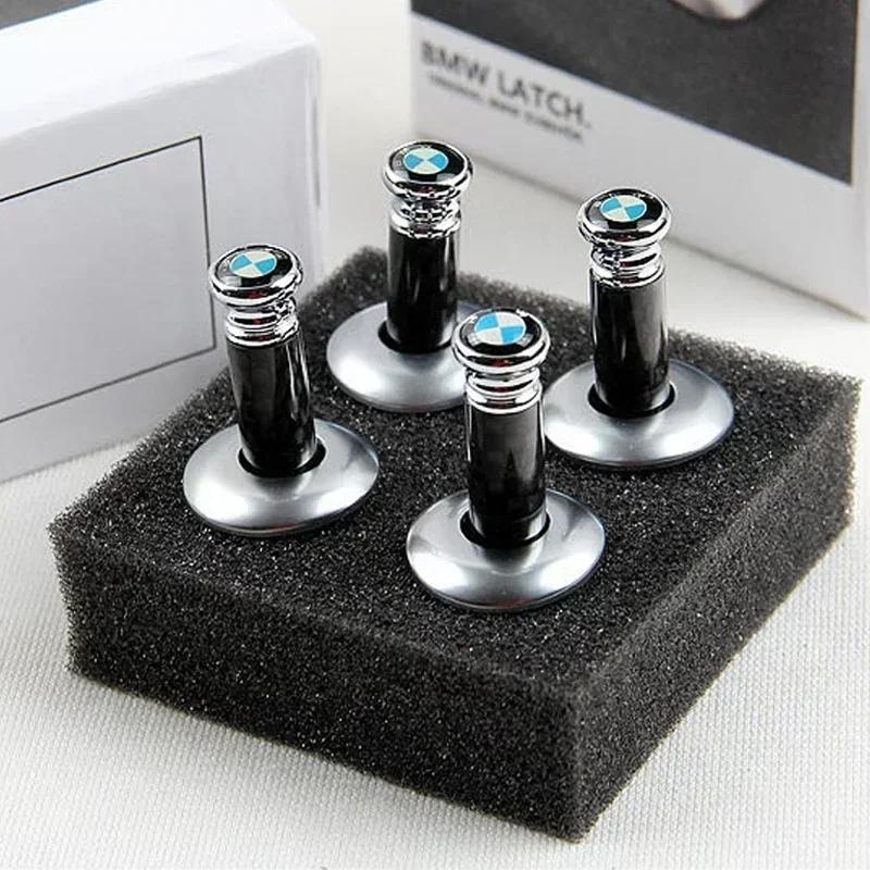 

New 2025 E60 E93 New 2025 Car For BMW 4PCS Carbon fiber Car Lock Modified Door Pin For BMW M E39 E36 E60 E90 E46 F30 F10 F2 чёрный