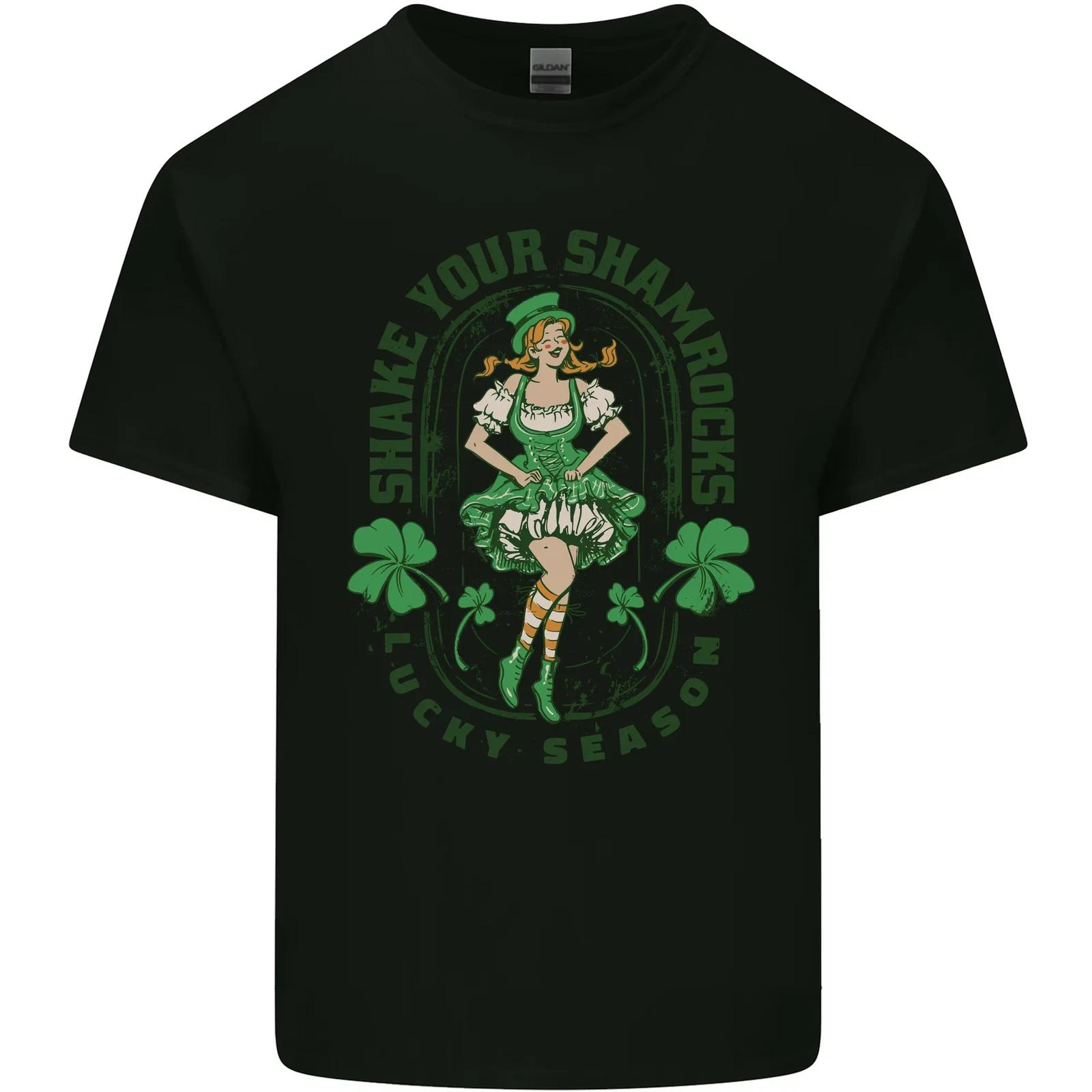 St Patricks Day Shake Your Shamrocks Kids T-Shirt Childrens 3XL