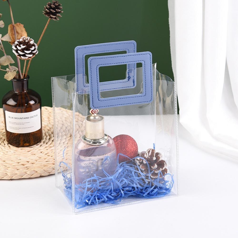 Transparent Clear Tote Bag PVC Waterproof Storage Bag Brand New Transparent Shopping Bags