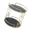 Cosmetic Storage Rack 2 Tier Makeup Organizer Shelf Bathroom Vanity Tray Jewelry Stand for Perfumes