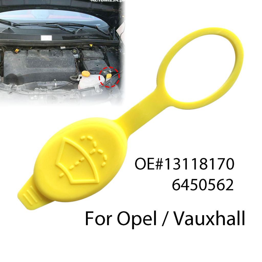 1X For Opel Vauxhall Astra Corsa Zafira 13118170 Car Windshield Wiper Washer Fluid Reservoir Tank Bottle Cap Replacement 6450562