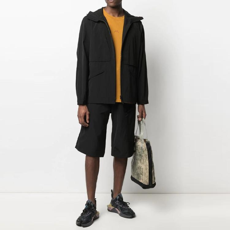 Y-3 Solid Color Elastic Waist Bermuda Shorts Men Shorts Black GV4228