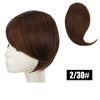 WTB Partial Bangs Wig Synthetic Wig Female Bangs Partial Lengthening Bangs Fake Bangs Two Cards Seamless Wig Piece