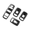 Car Door Window Glass Lift Button Panel Trim Cover Compatible with Maserati Levante 2016-2021 Ghibli 2014-2021 Front and Rear Doors Armrest Window